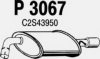 JAGUA C2S43950 End Silencer